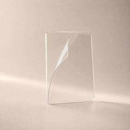 Double Side Sticker Transparent Adhesive Pad White Background