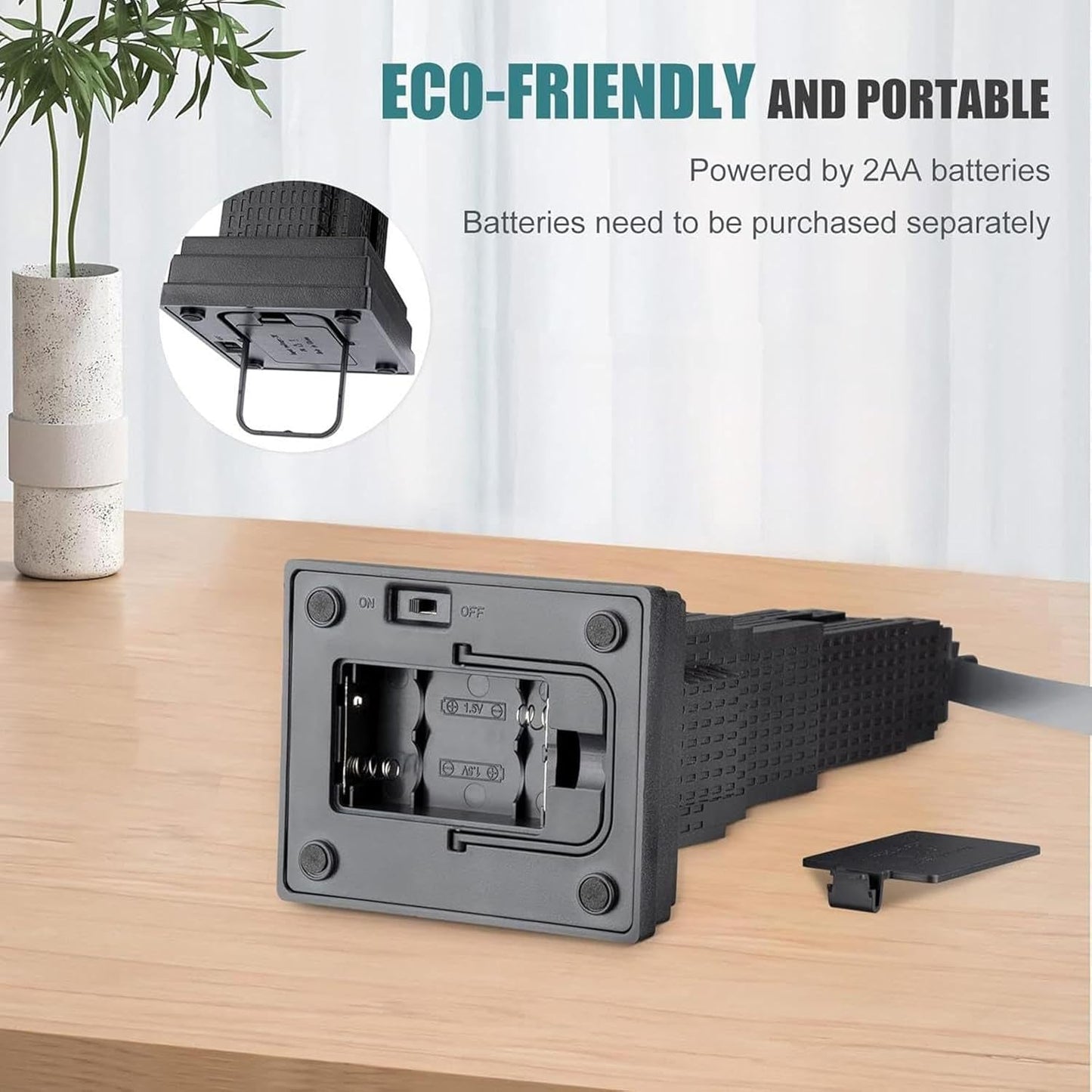 Fly Repeller Tabletop Food Protection Fan Keep Flies Away from Food Dining Table (3 Pc)