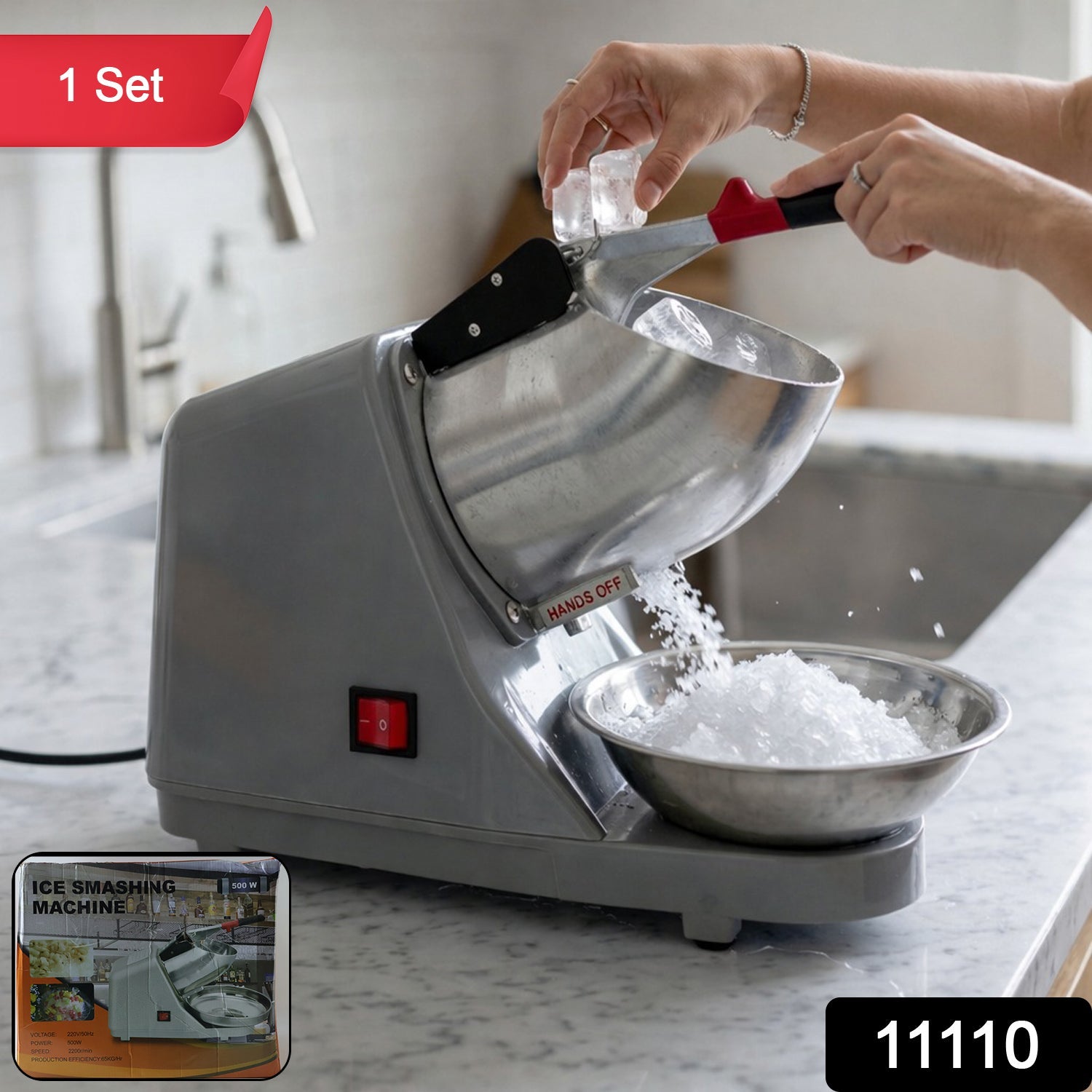 stainless steel ice crusher bowl