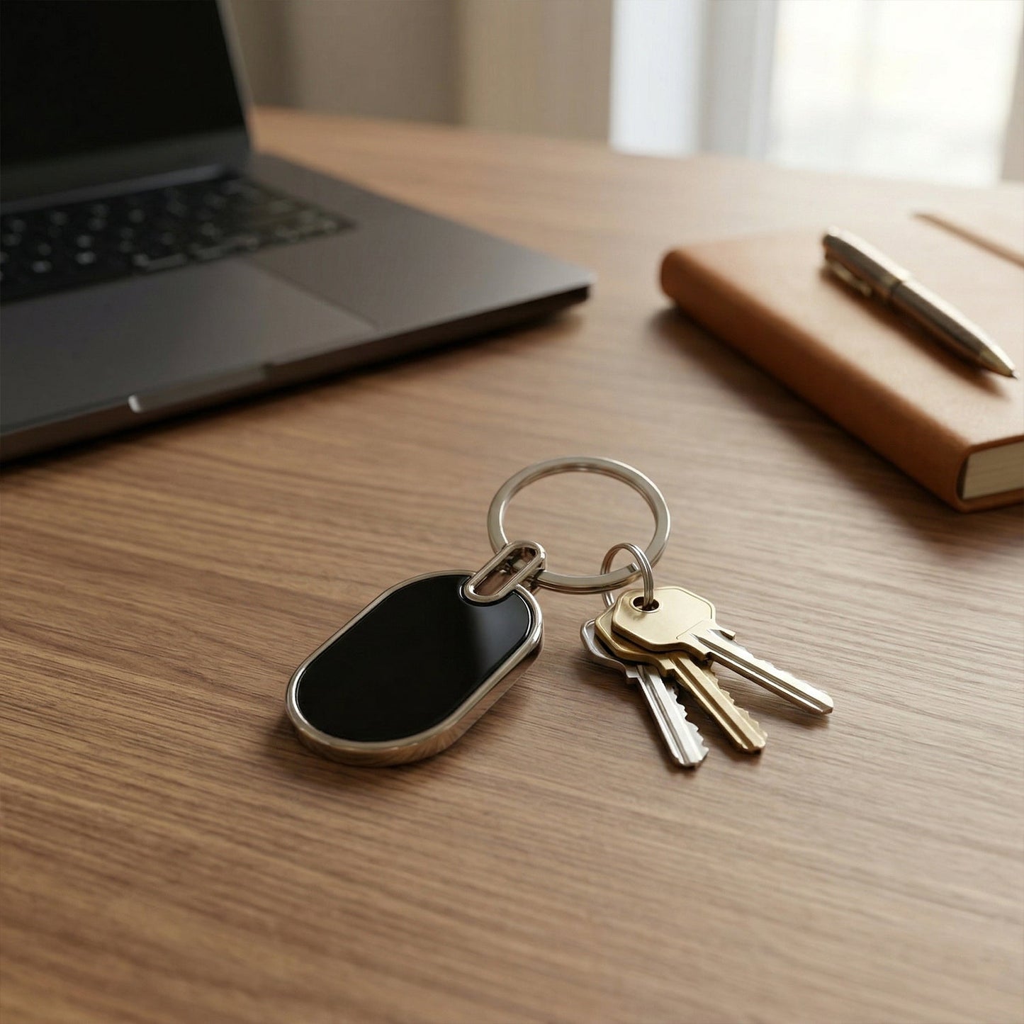 elegant metal keyring gift