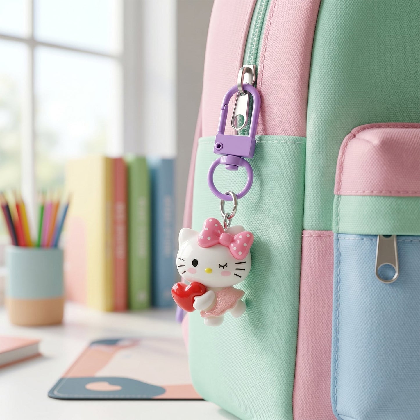 bag charm keychain accessory