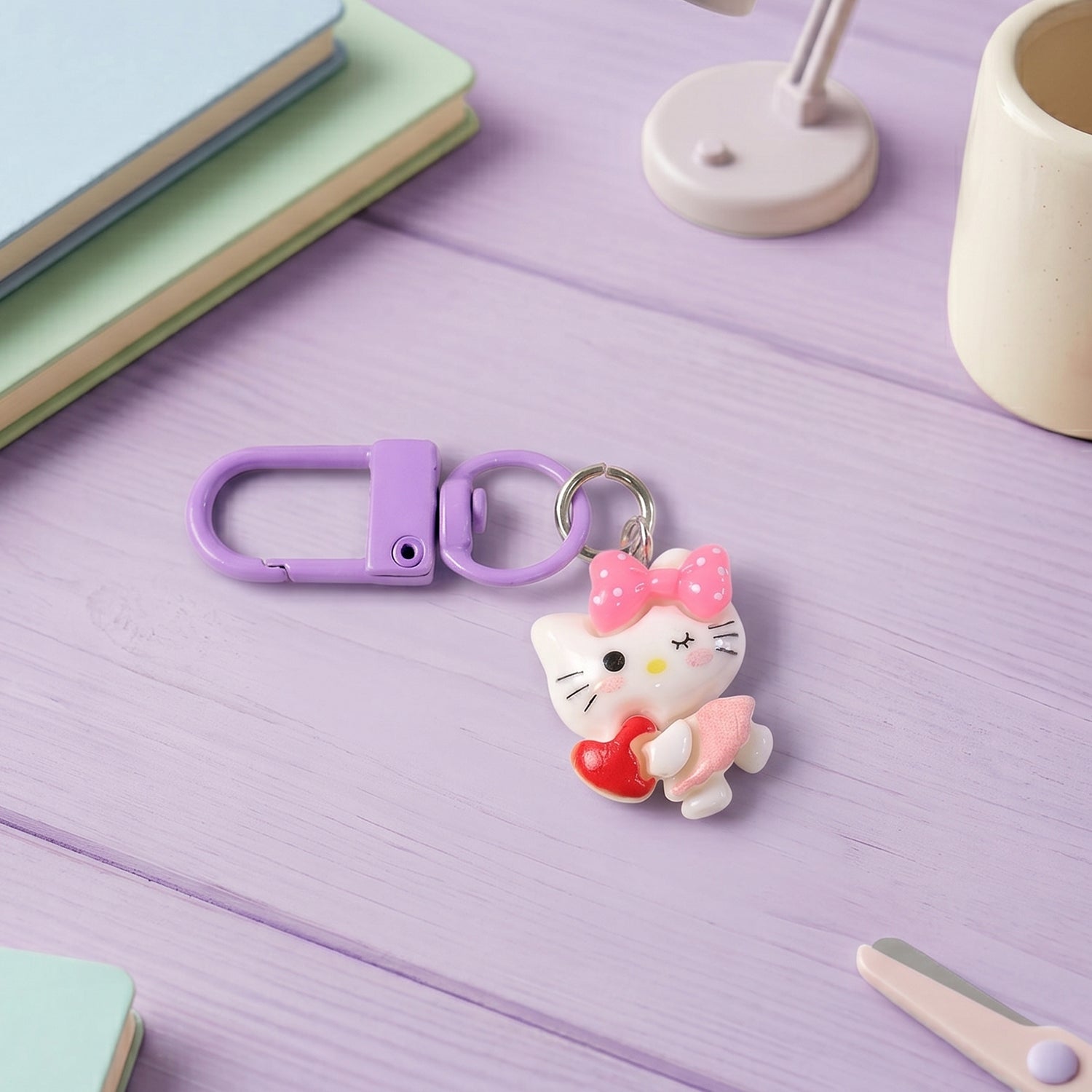 stylish keychain charm accessory