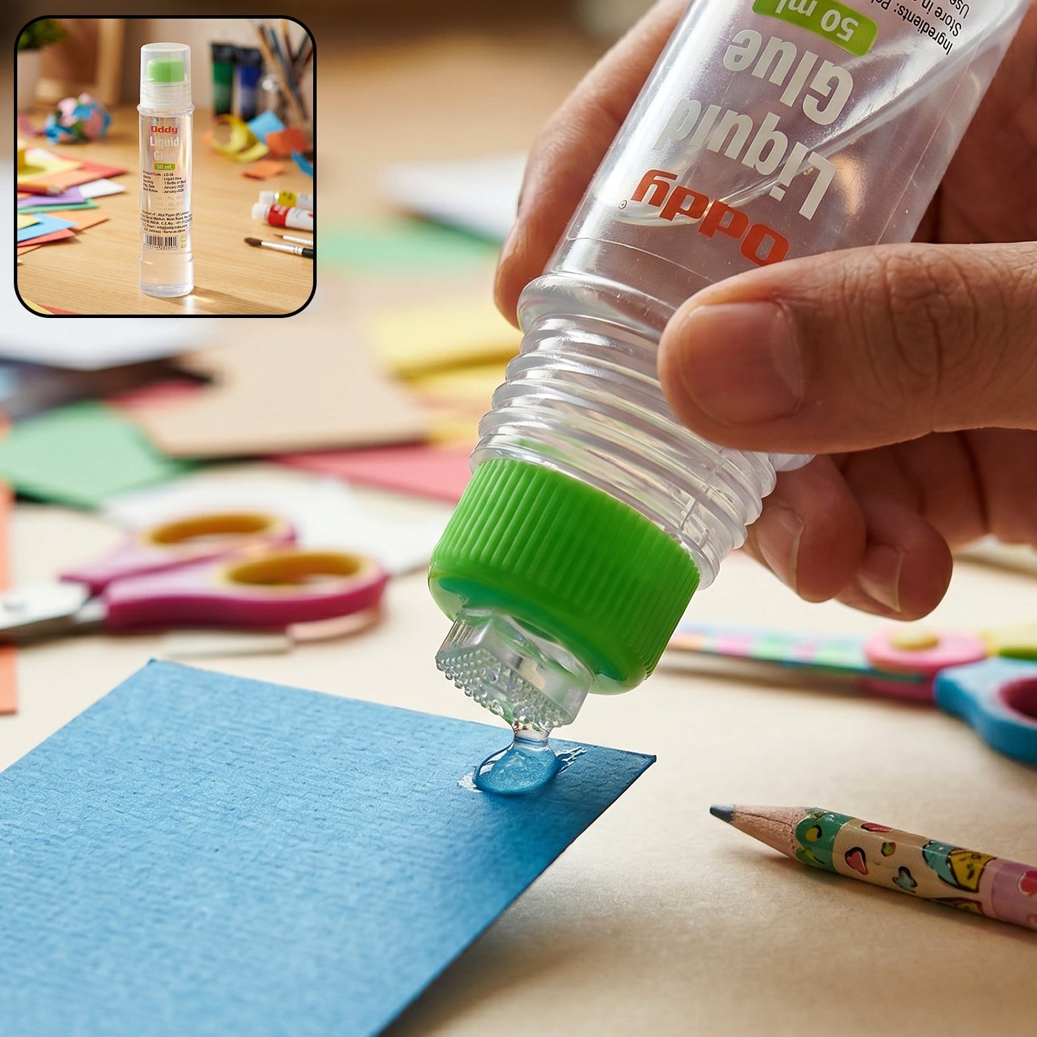Oddy liquid glue pen school office adhesive 50ml