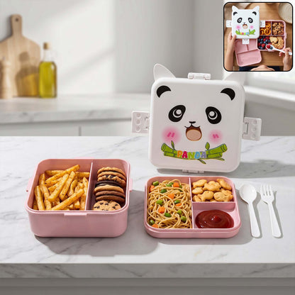 cute panda kids lunch box