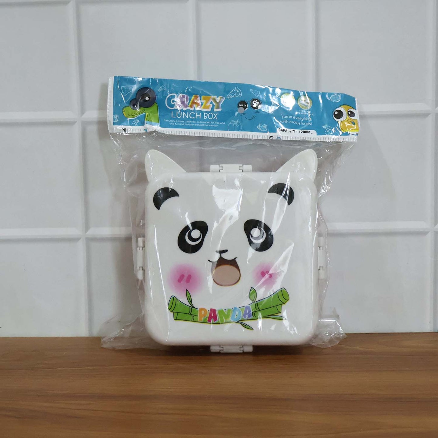 school tiffin box panda design