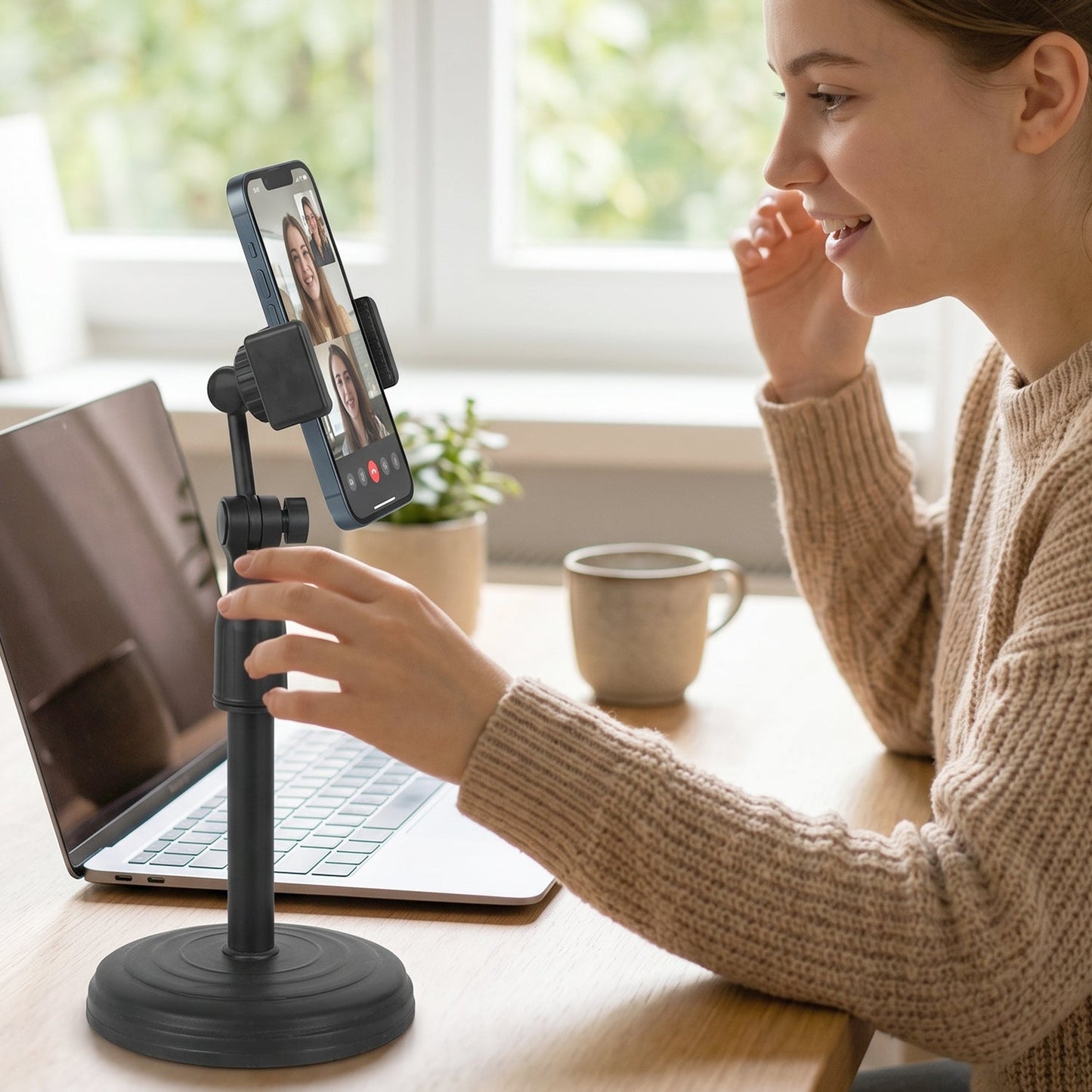 portable mobile stand holder for video viewing