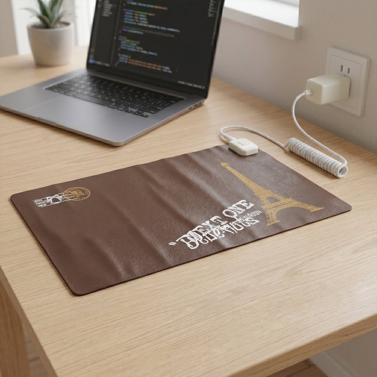 Electric Heat Mouse Pad with Adjustable Temperature for Warmth and Support