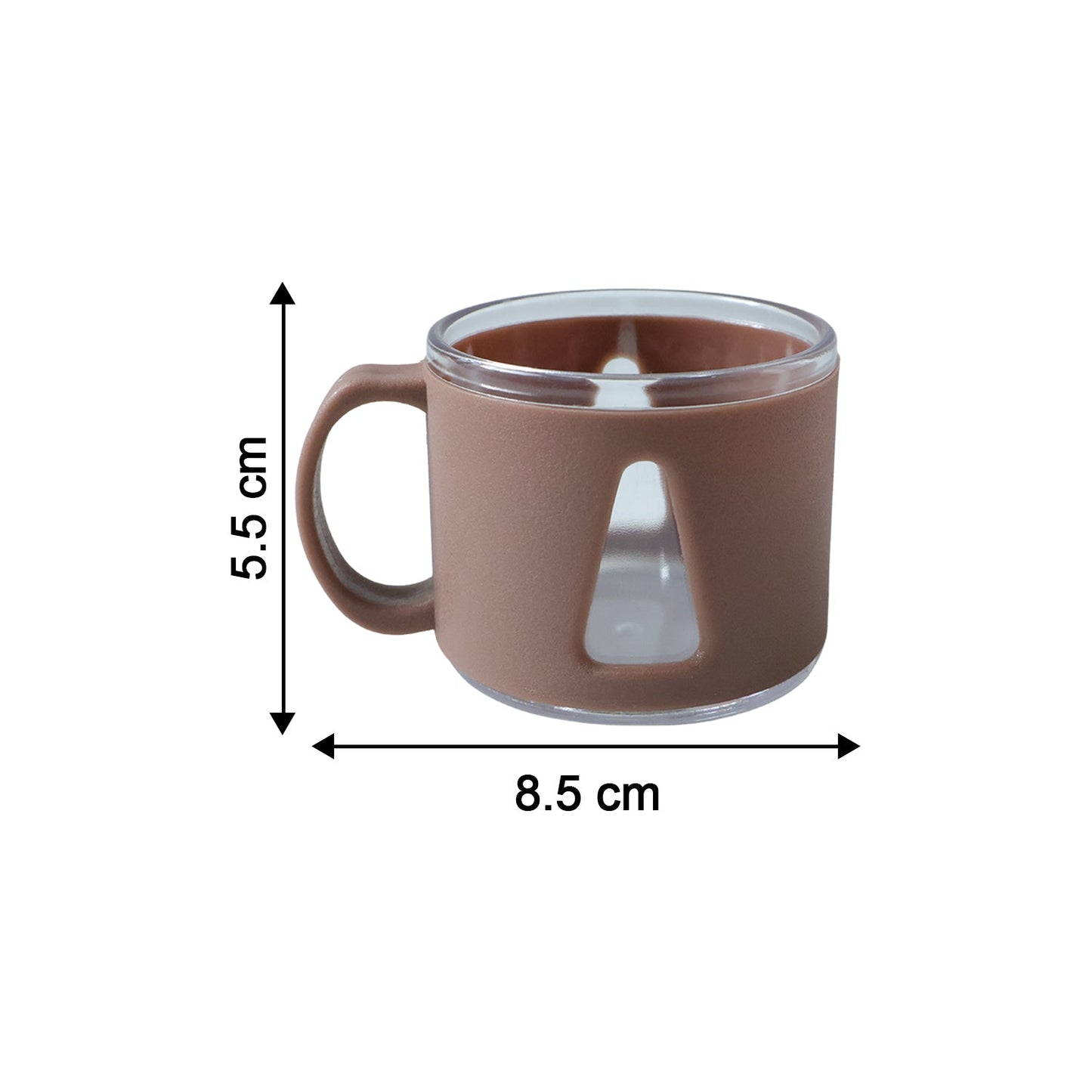 Premium Round Tea Cup Set (6 Pc Set)