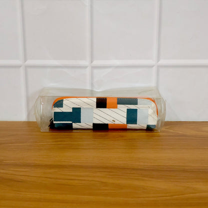 Designer Fabric Zipper Pencil Pouch (1 Pc)