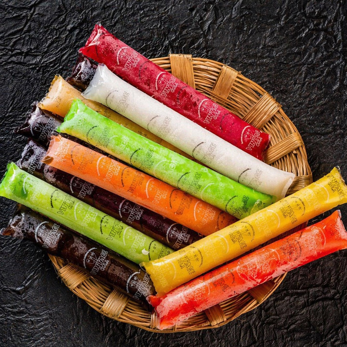 DIY Ice Cream Maker, Reusable Ice Cream Mold (Approx 20 Pcs Packing Bag)
