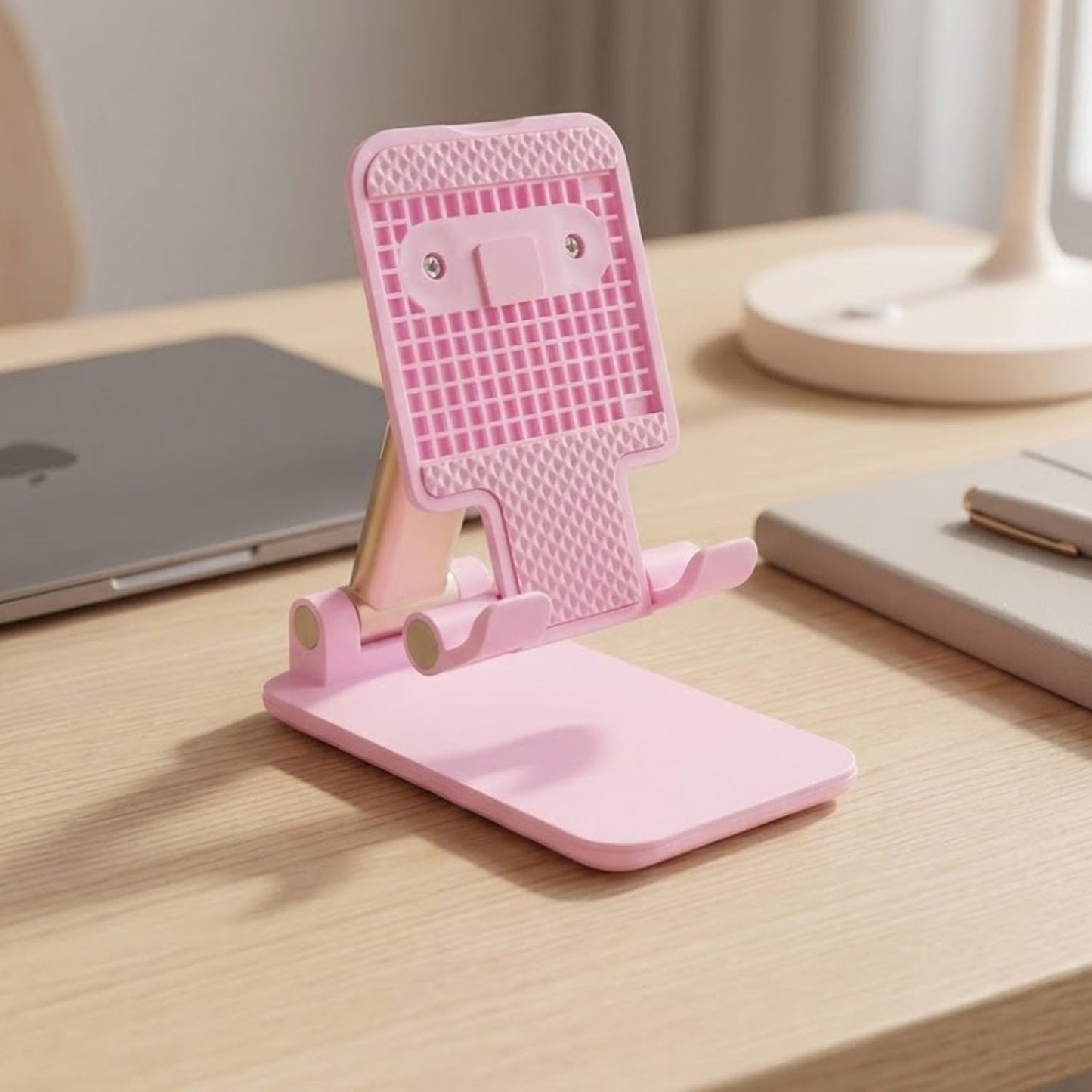 folding smartphone stand with adjustable angle