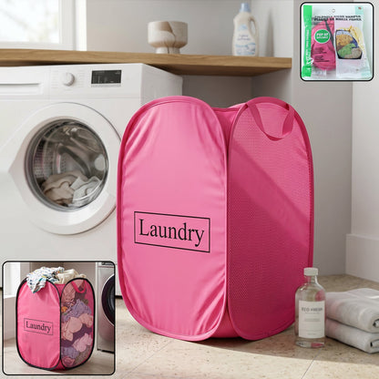 foldable fabric laundry basket