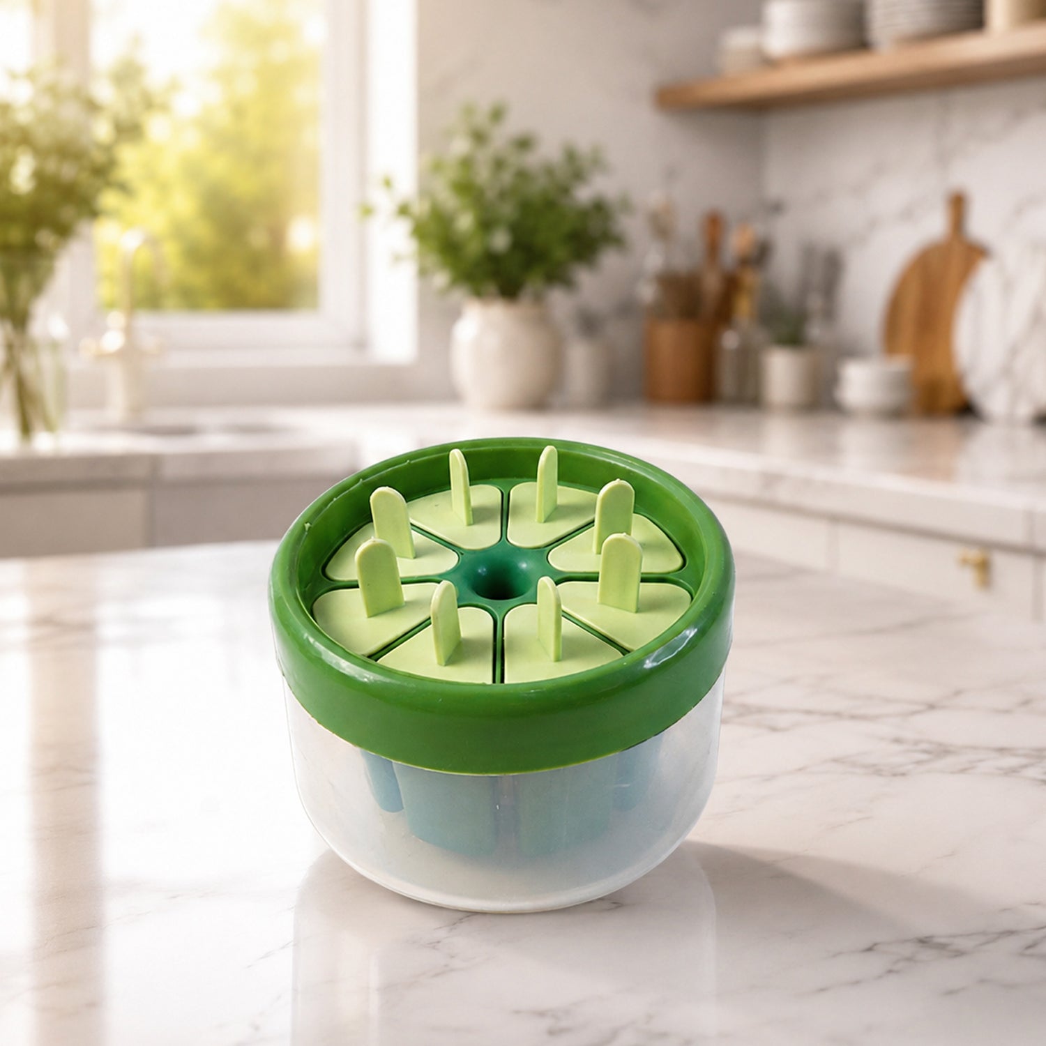 Popsicle Maker on Kitchen Counter Top View