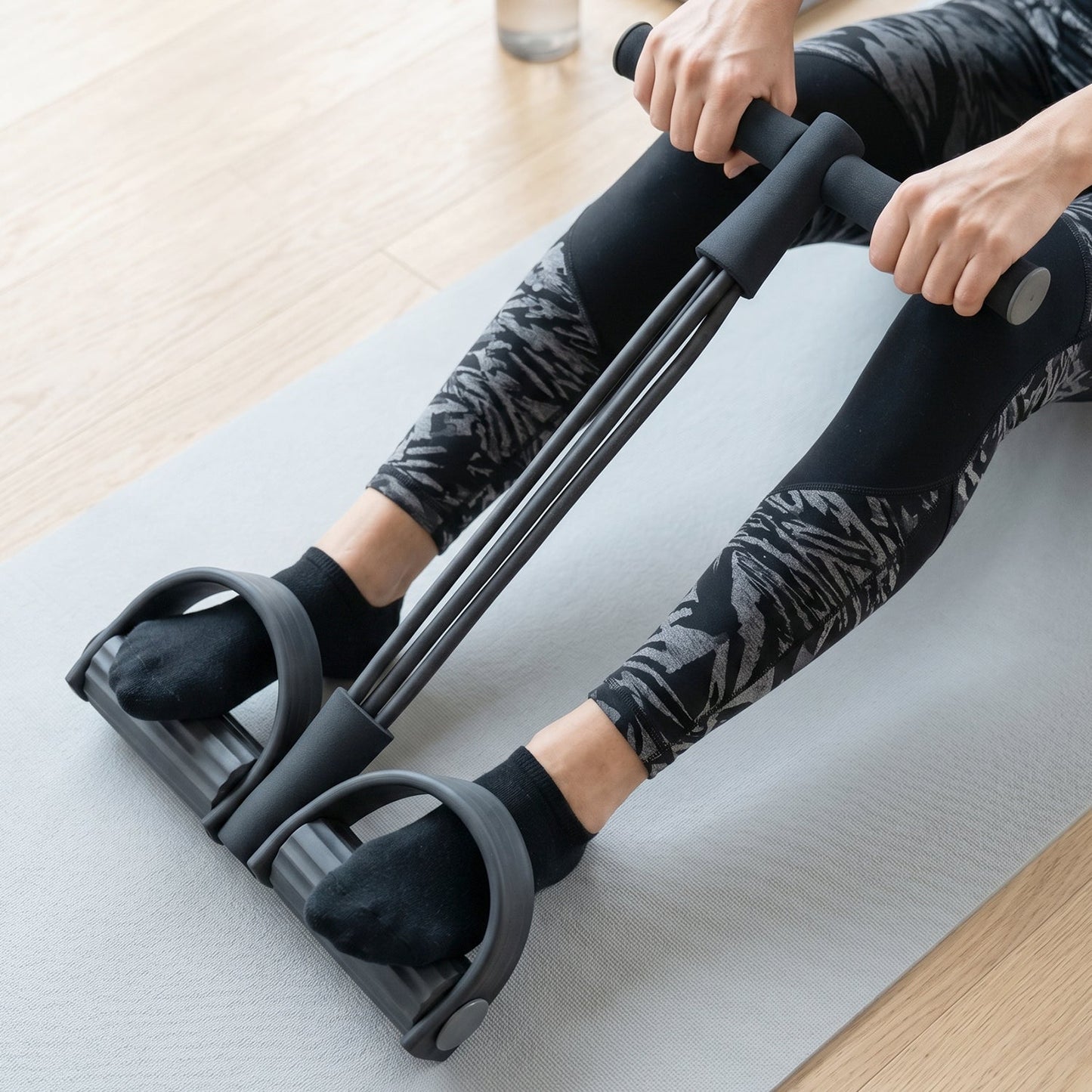 Pull Rope Exerciser In Use