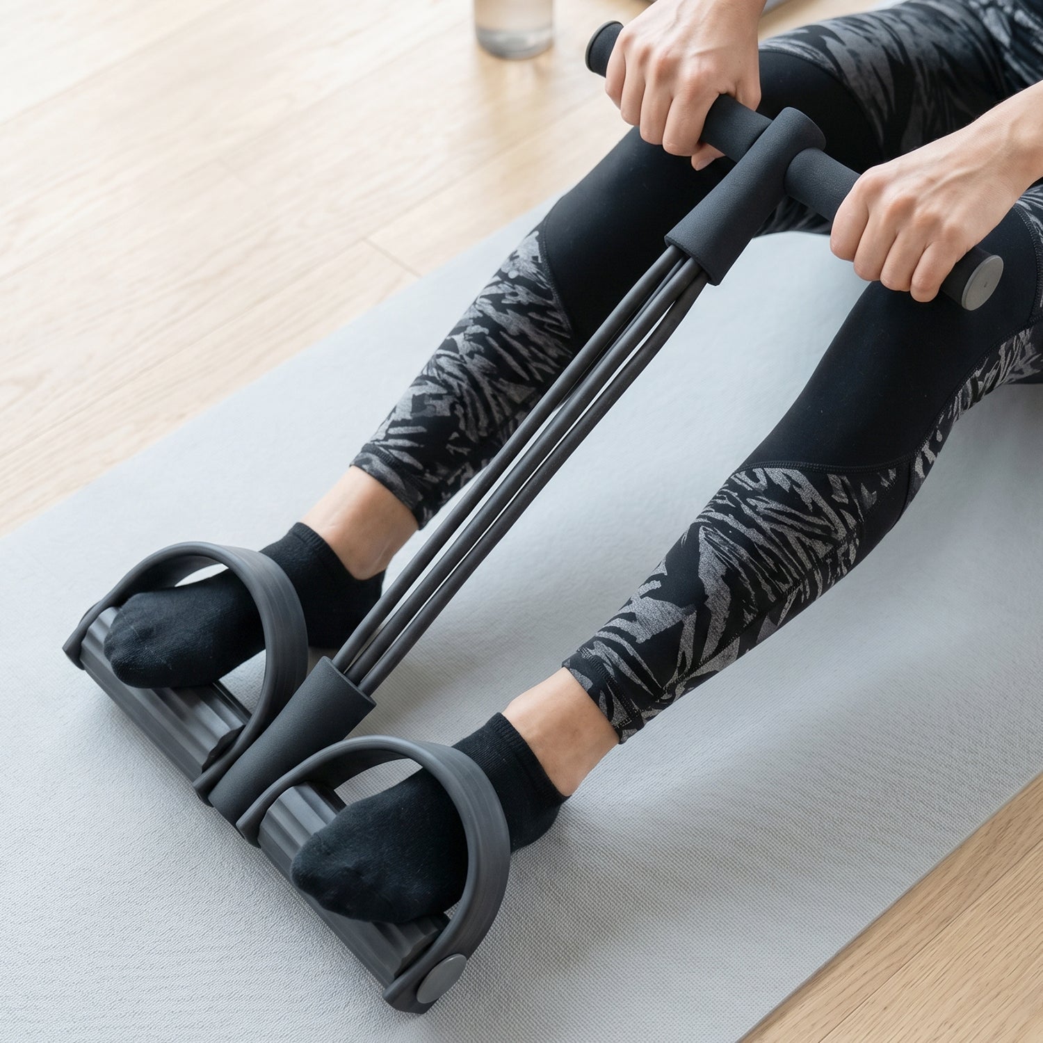 Pull Rope Exerciser In Use