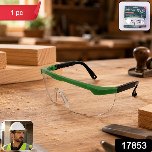 Adjustable Temple Safety Glasses
