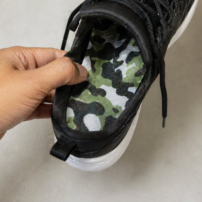 camo design shoe insert pads