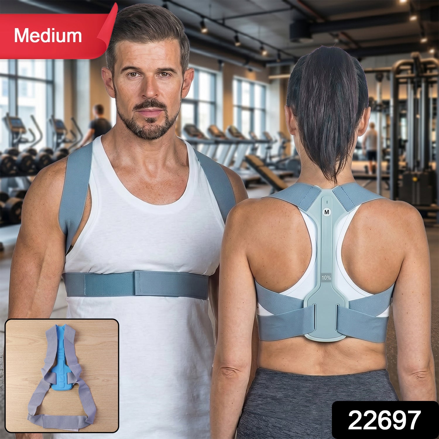 men women support brace