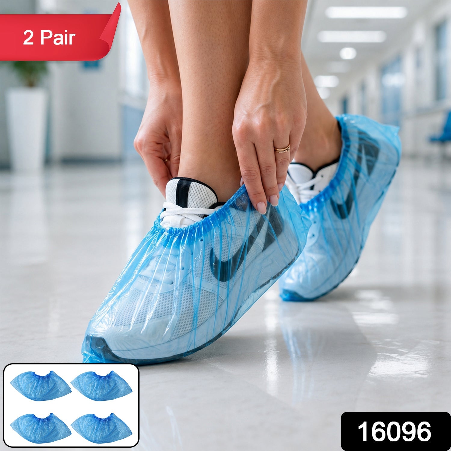 Blue Disposable Shoe Cover