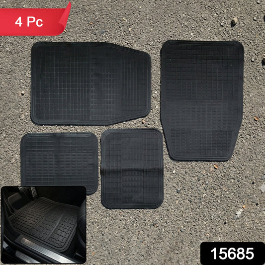 Premium Heavy Duty Car Floor Mat Set (4 Pc)