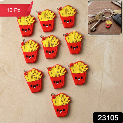 cute fries keyring accessory