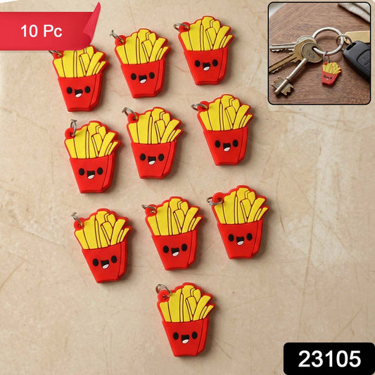 cute fries keyring accessory
