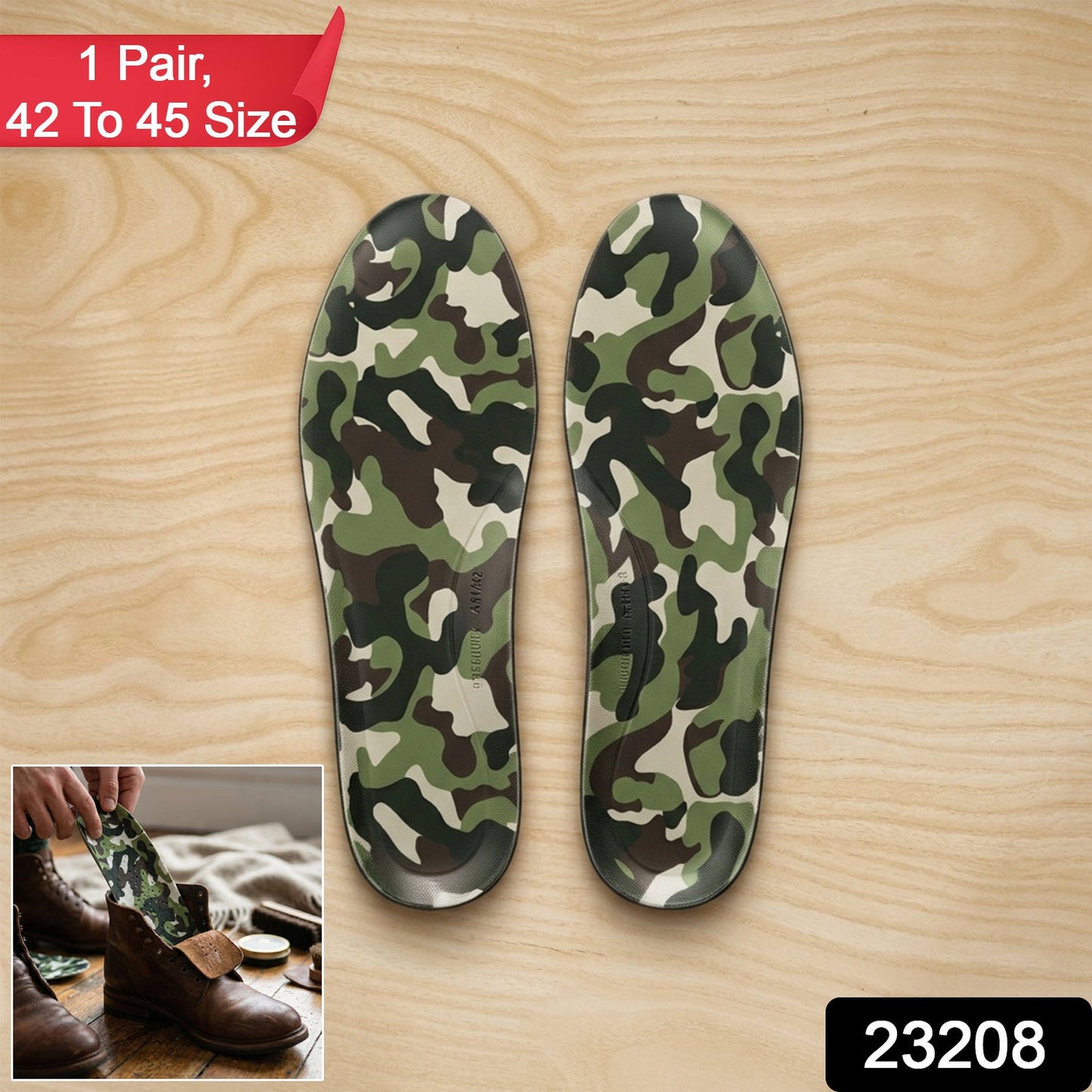 breathable insoles size 42-45