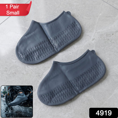 Small Silicone Shoe Covers: Waterproof & Anti-Skid for Rain & Bike