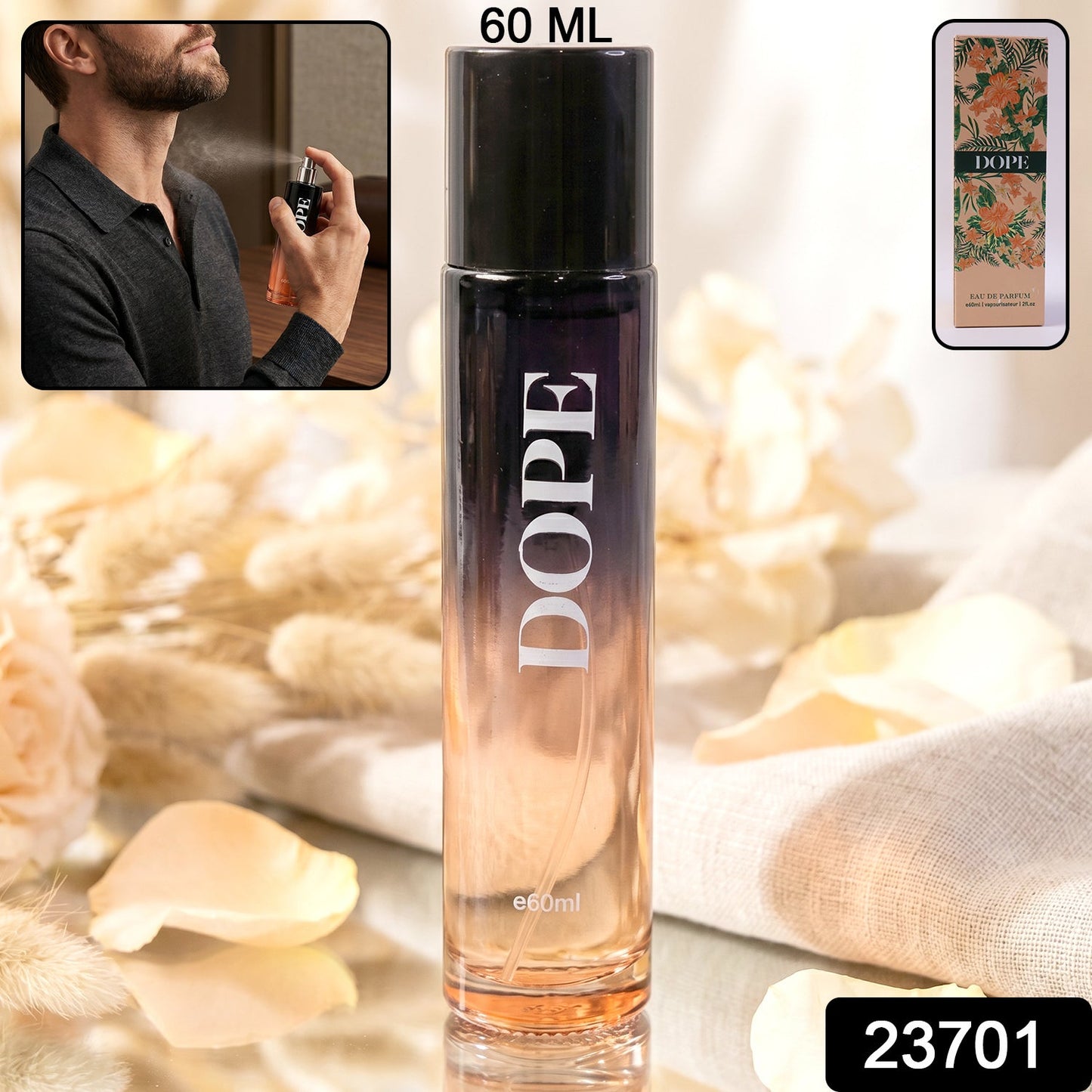 Dope Eau De Perfume for Men and Women (1 Pc, 60 ML)