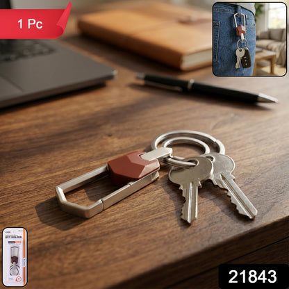 Premium Metal Carabiner Key Holder Clip 1 Pc