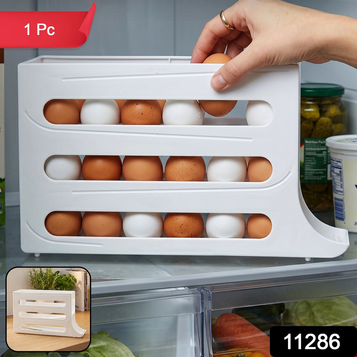 durable egg holder tray container
