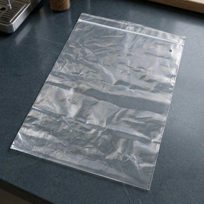 resealable zip lock bag for food storage