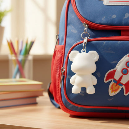 cute bear toy keychain for kids