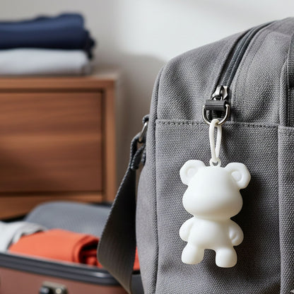 mini bear keychain charm for keys and bags