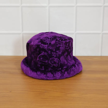 Premium Velvet Designer Bucket Hat Cap for Women (1 Pc)