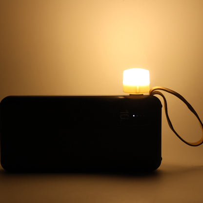 Yellow USB LED LAMP Night Light, Plug Small Led Nightlight  (1 Pc)