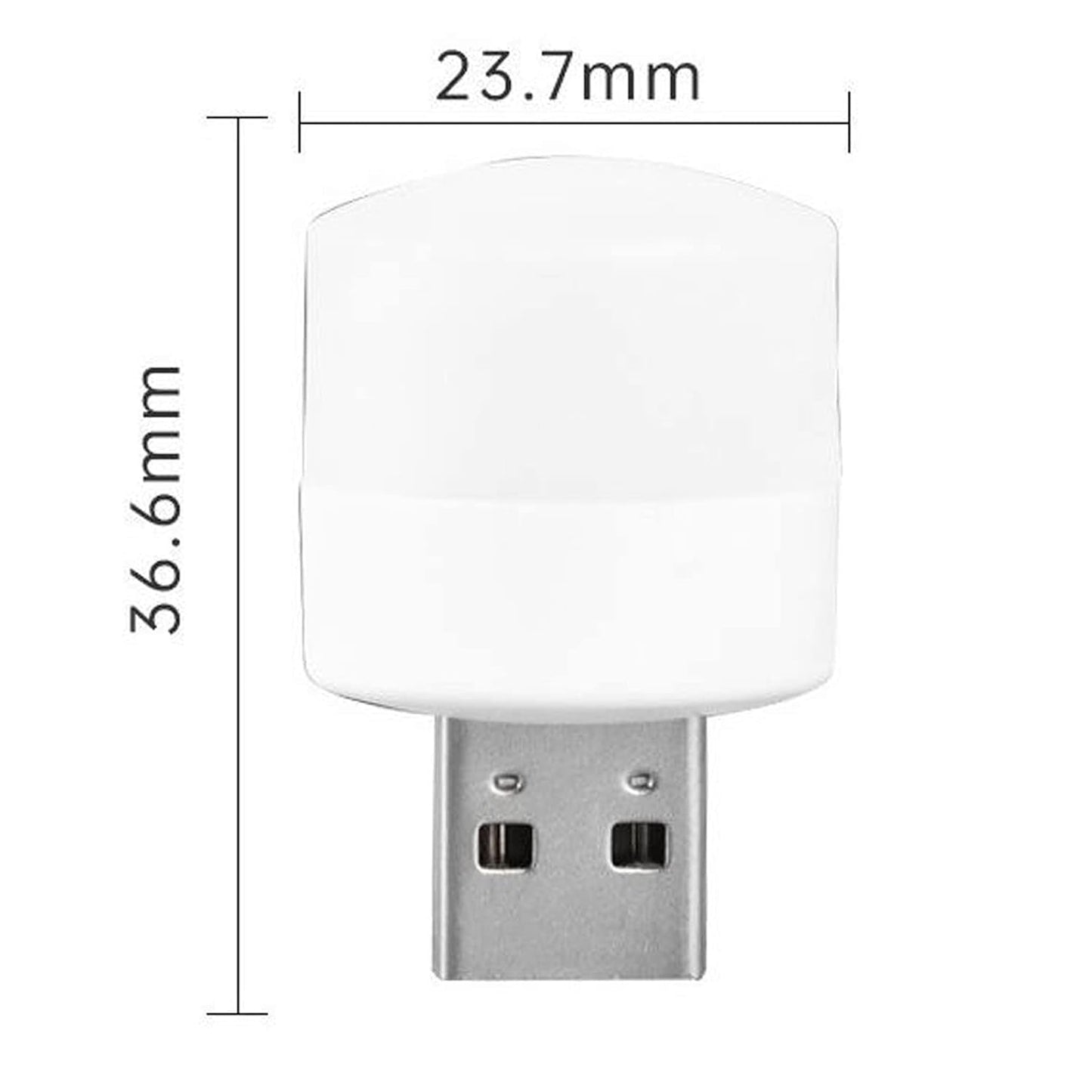 Yellow USB LED LAMP Night Light, Plug Small Led Nightlight  (1 Pc)