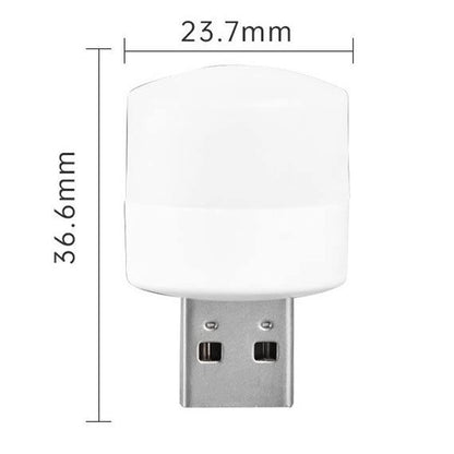 Yellow USB LED LAMP Night Light, Plug Small Led Nightlight  (1 Pc)