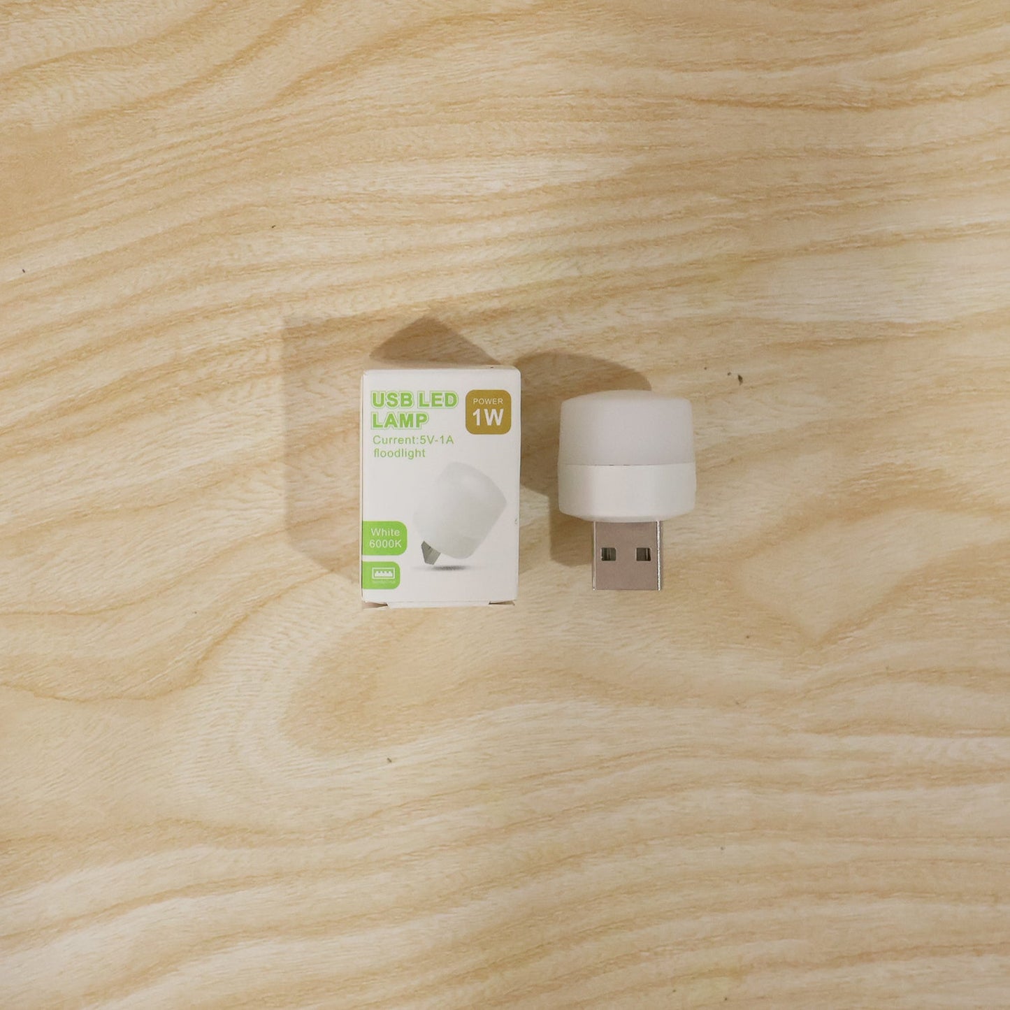 Yellow USB LED LAMP Night Light, Plug Small Led Nightlight  (1 Pc)