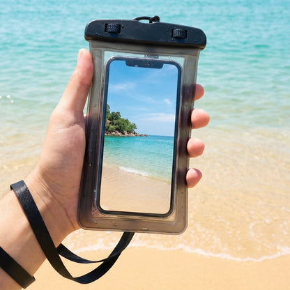 Black waterproof case angle shot